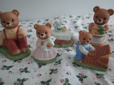Homco Picnic Bears 5 PC Set  #1462