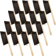 16 Pieces Wooden Dust Brush Bulk Hand Broom Bench Soft Bristle Cleaning Outdoor