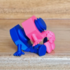 Articulated Bolt & Nut Set – 3D Printed Fidget Toy & Desk Decor