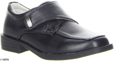 Kinder Kommunionsschuhe Jungen Schwarz Klett festlich elegant Halbschuh 29-39