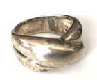 8g Vintage Ring MARKED 925 STERLING SILVER Size 7.5 Band Jewelry lot y