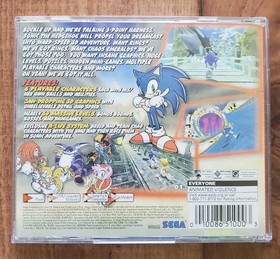 Sonic Adventure (Sega Dreamcast) CIB Complete Tested Working Rare