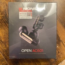 Monster Wireless Earbuds Open AC601, Comfort Clip-On Bluetooth Earbuds Type-C...
