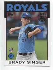 2021 Topps Series 1 BRADY SINGER RC 1986 Topps - KANSAS CITY ROYALS - #86B-3