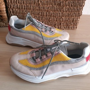 river island pink trainers