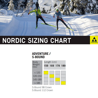 FISCHER S-Bound 112 Crown/Dual-Skin Xtralite Skis (N53024) | eBay
