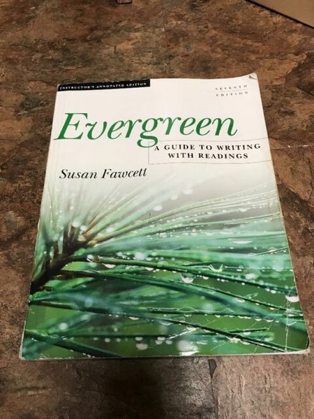 Evergreen A Guide To Writing With Readings 2004 Hardcover Teacher s