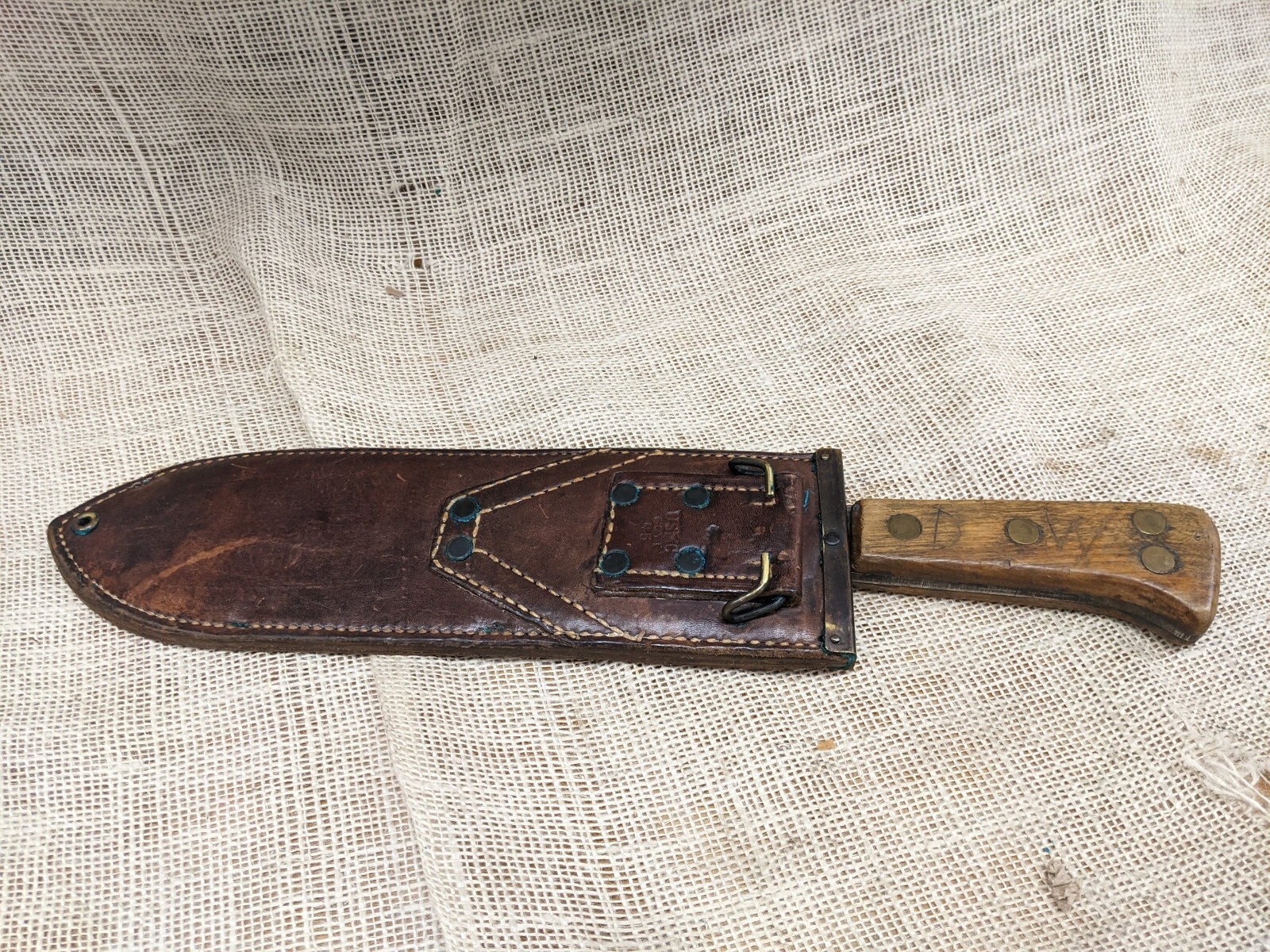 WW2 USMC Corpsman knife, with Boyt leather scabbard, 45, Briddell eBay