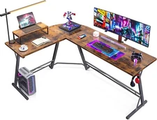 Casaottima Gaming Desk L shaped computer desk, home office desk