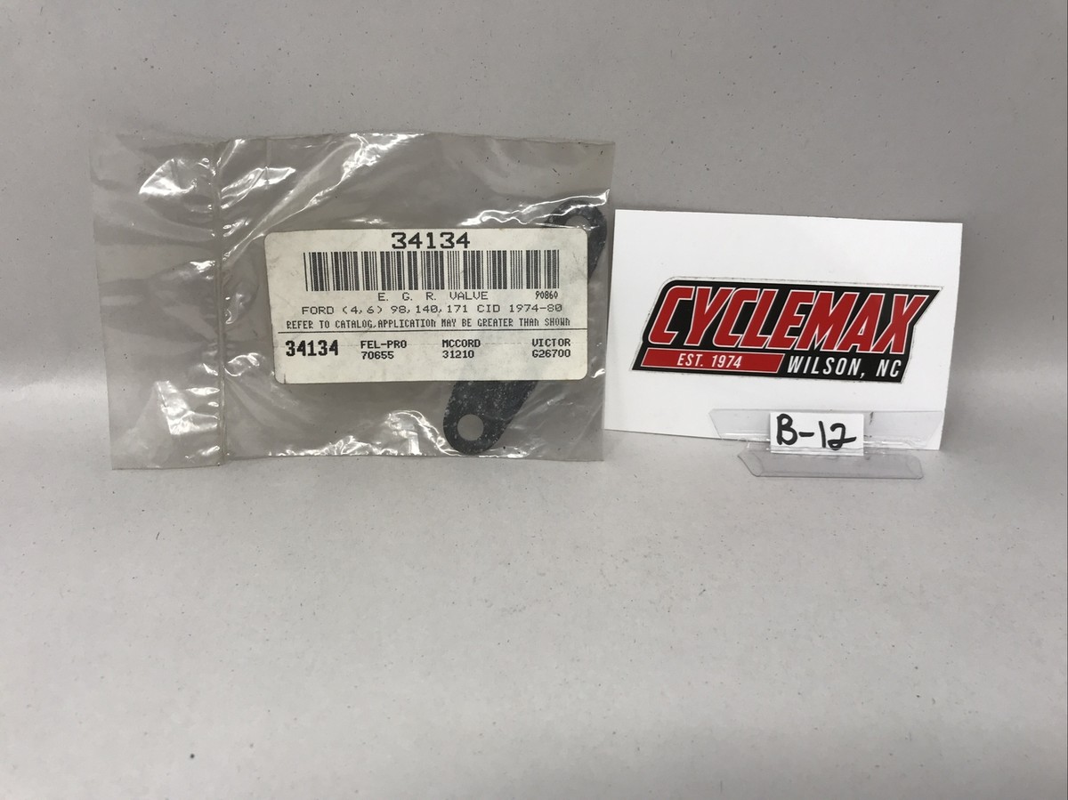 FEL-PRO “NOS” EGR VALVE GASKET P/N: 70655 Fits Ford (B-12) | eBay