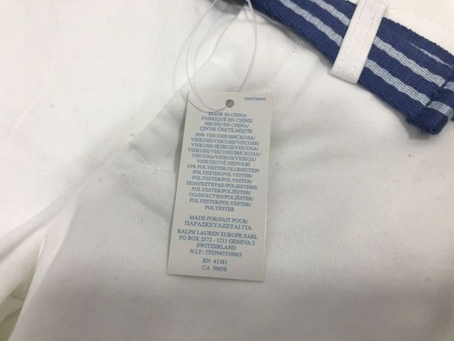 Polo Ralph Lauren Baby Boys Shorts 9M (UK 6 Mths) White - Picture 6 of 6