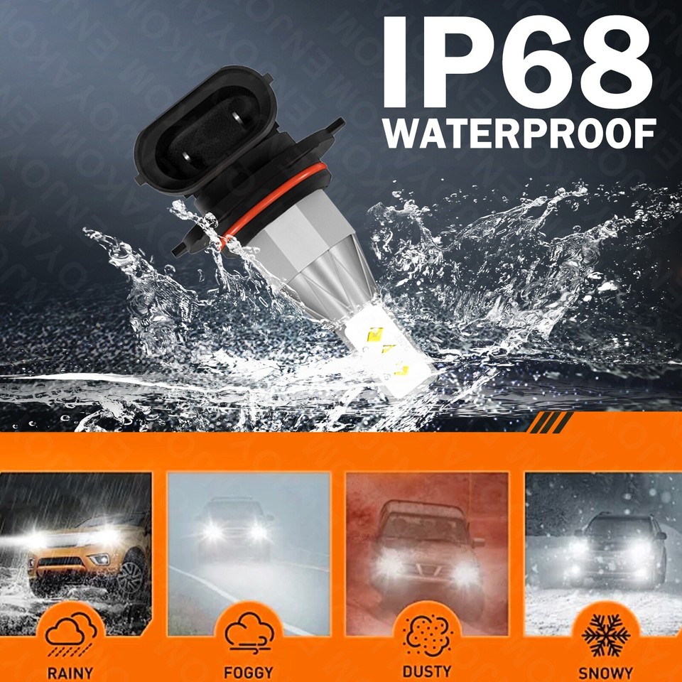 6PCS LED HID Headlight Bulbs+Fog Light Combo kit 6500K For BMW 650i ...