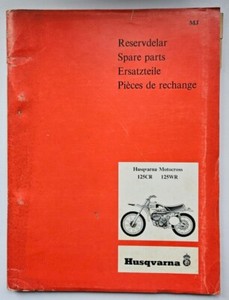 ORIGINAL SELTEN IN GUTEM ZUSTAND 1972 HUSQVARNA 125CR/125WR ERSATZTEILEHEFT