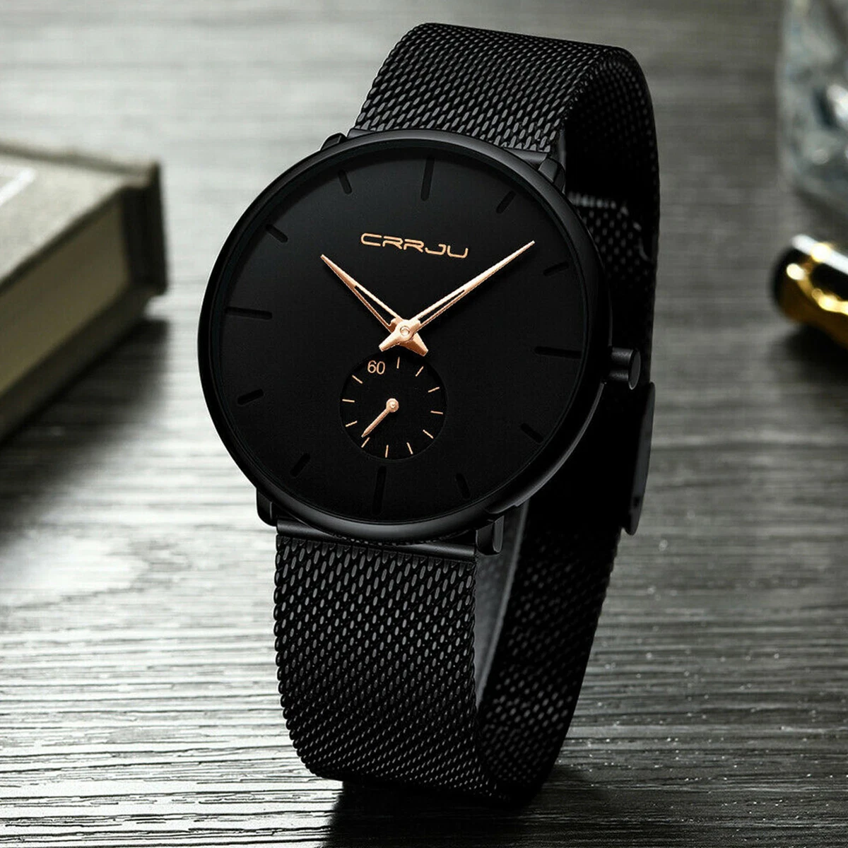 Slim case shop watches