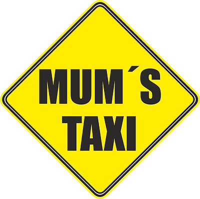 Aufkleber MUM´S TAXI Mums Taxi Sticker, Mama, Taxi, Kinder an Bord Baby Art.192