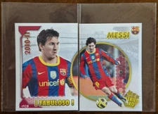 2010 Panini FC Barcelona Sticker Lionel Messi Argentina #120 #121 SP - NEW MINT