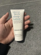 thisworks Stress Check Sleep Body Lotion Lavender Camomile 3.3fl oz/100ml Vegan