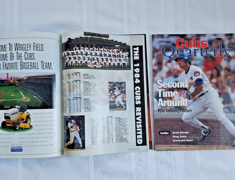 Ryne Sandberg Cubs Quarterly 1994,1996 Issue Chicago Cubs The Sandberg Era LOT🔥 - Image 4 of 4