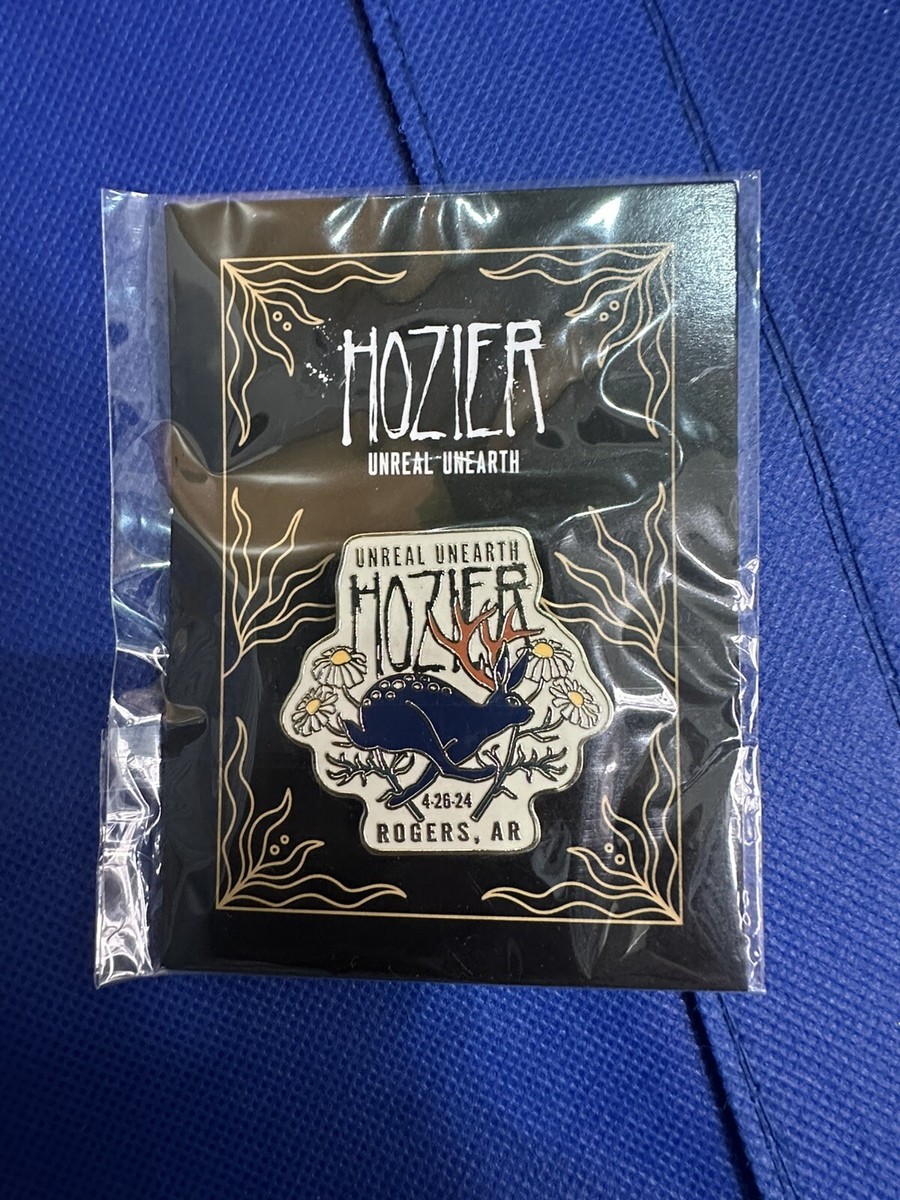 Hozier Pin Hozier Unreal Unearth Concert 2024 Tour Pin Rogers AR