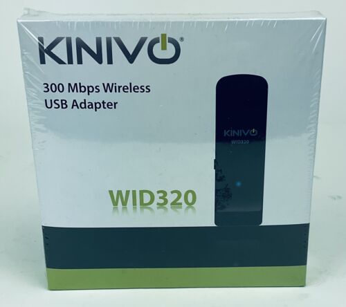 Kinivo 300 Mbps Wireless Usb Adapter Internal 3dbi antennas WID 320 - Picture 1 of 4