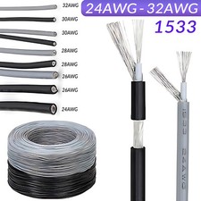 Single Core Screened Audio Cable Shielded Wire 24AWG 26AWG 28AWG 30AWG 32AWG