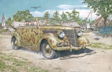 1/35 RODEN RD-820 Ford V8-G81 Cabriolet plastic model kit