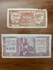 North Viet Nam DCCH 1948 & 1952 Old Banknotes 5 Dong & 50 Dong - Uncirculated. — photo 2