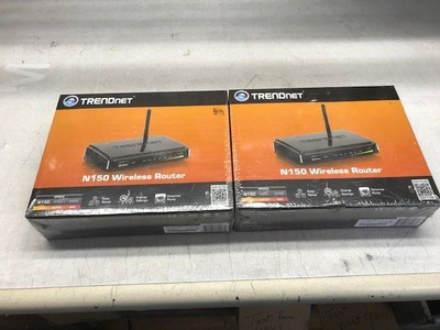 2 x TRENDnet TEW-712BR 150 Mbps 4-Port 10/100 Wireless N Router -FACTORY SEALED
