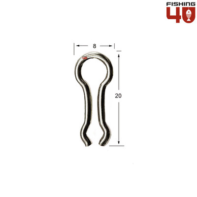 Stainless Steel Wire Eyes - Size 2 Quantity 100pcs Loop Wires