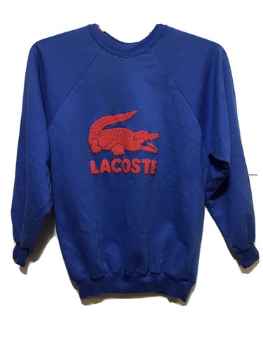 Mens Vintage 1980s Lacoste Sweatshirt 