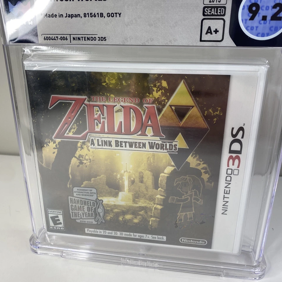 Zelda A Link Between Worlds Nintendo 3DS Factory Brand New A+ 9.2 WATA Graded - Image 4 of 4