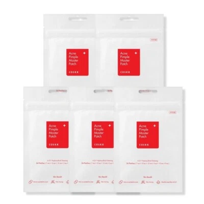 5er-Pack COSRX Acne Pimple Master Patch 24 Pflaster gegen Pickel Korea Kosmetik