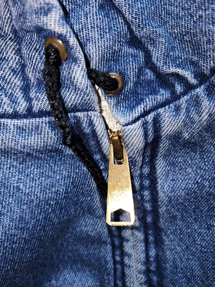 CHAQUETA CON CAPUCHA VAQUERA FORRADA DE LANA POLAR KING DE COLECCIÓN PARA HOMBRE TALLA 2XL ALTA SE USA Foto 4 de 4