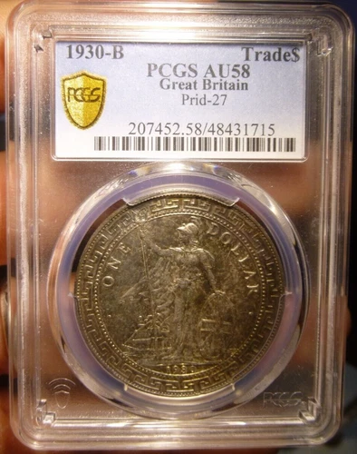 1930 Great Britain Trade Dollar — photo from another recent sale