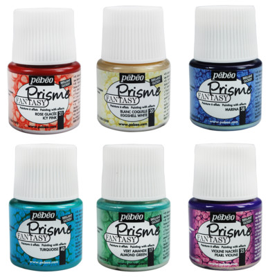 Pebeo PRISME Farbe 45ml - Wabeneffekt, Multi-Surface Art Bastelbedarf