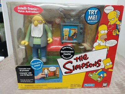 Playmates The Simpsons Interactive Environment Retirement Castle With Jasper NIP