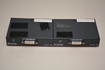 Lot 2x Extron DVI DL 101 Cable Equalizers #W1008