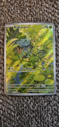 Bulbasaur Illustration Rare 166/165 Scarlet & Violet 151 Series