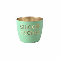 Gift Company Windlicht Madras GlüCksfischer M Teelichthalter Kerzenhalter 8.5 Cm