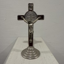 Jesucristo Santa Cruz Cristo Crucifijo Aleación Soporte Religioso Cristiano Católico Italia