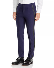 HUGO Hesten Extra Slim Fit Tuxedo Pants MSRP 248
