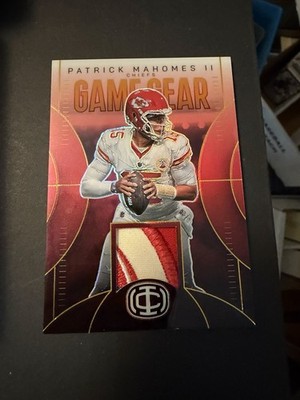 Patrick Mahomes 2025 Panini Icon Collection Game Gear GG-5 Rare 7/10 SSP Chiefs