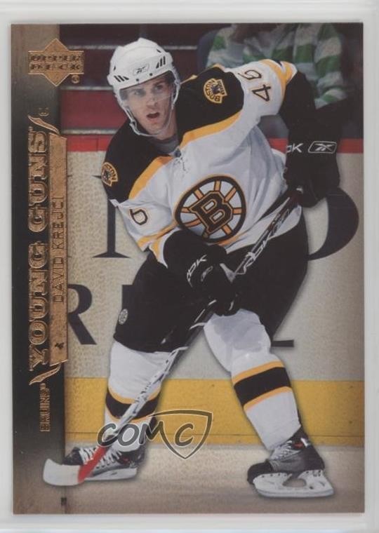 2007-08 Upper Deck Young Guns David Krejci #208 07se