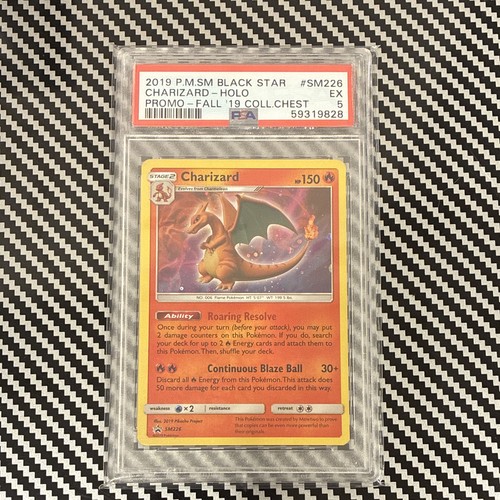 Charizard graded PSA 5 for sale on eBay