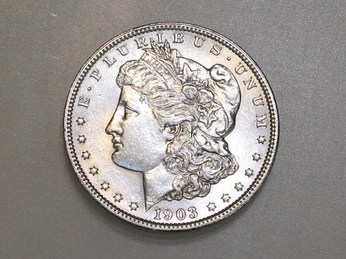 1903-P $1 MORGAN SILVER ONE DOLLAR CH/GEM BU