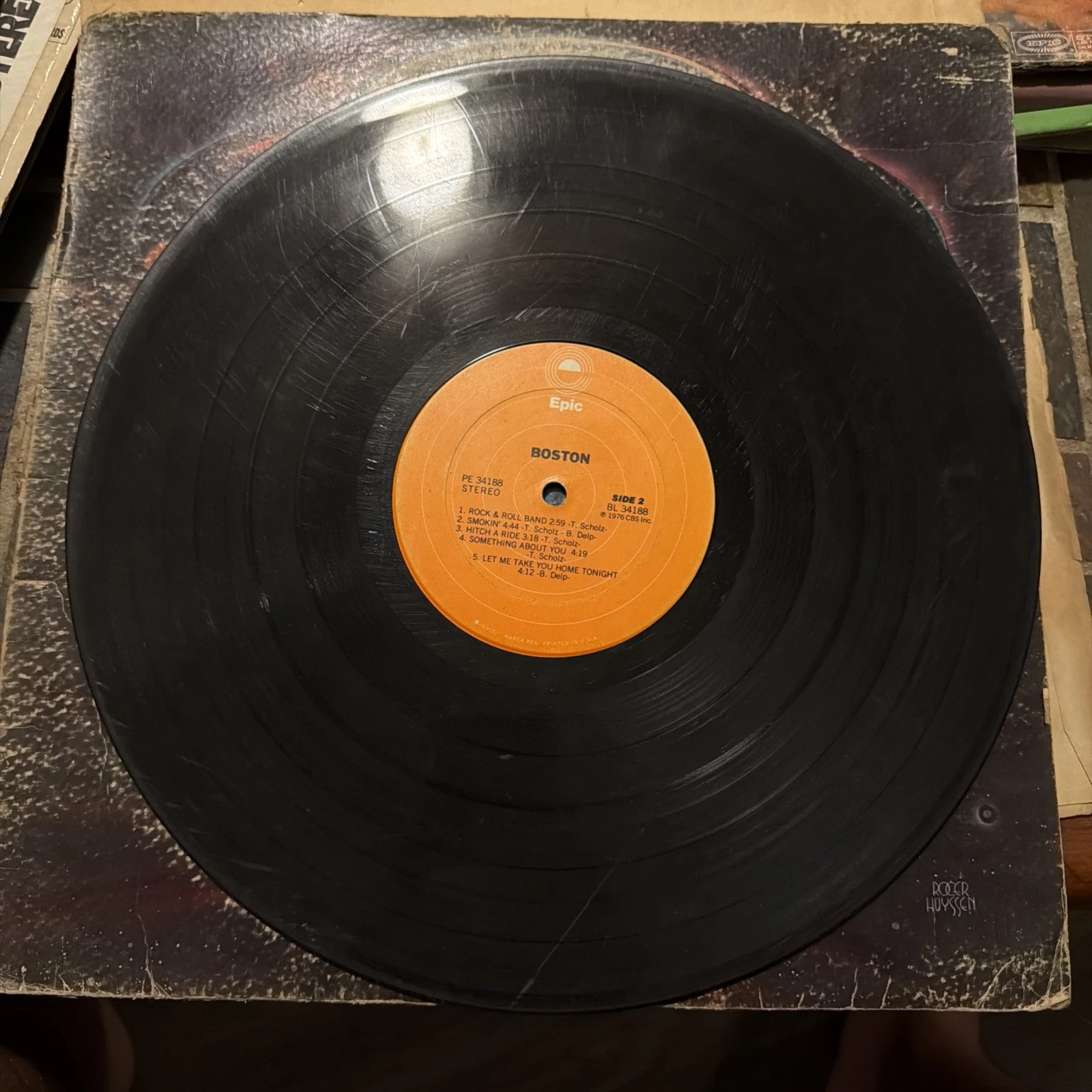 Boston Self-Titled Vinyl LP Record
