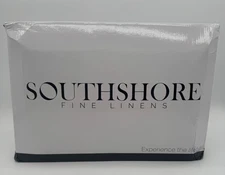 South Shore Fine Linens California King Midnight Floral 3-PC Comforter Set Black