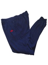 Vintage Nike Track Pants Mens Medium Blue 1980s 80s Athletic Break Dance Lined