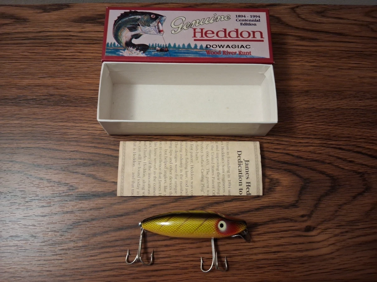 Heddon Bass Wooden Vintage Fishing Lures for sale | eBay