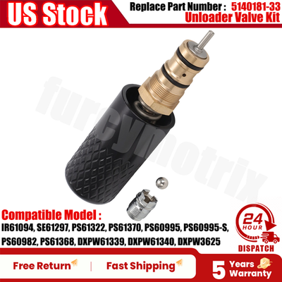 #ad For DeWALT Unloader Valve Kit Cold Water Pressure Washer DXPW3625 #5140181 33 US $31.49